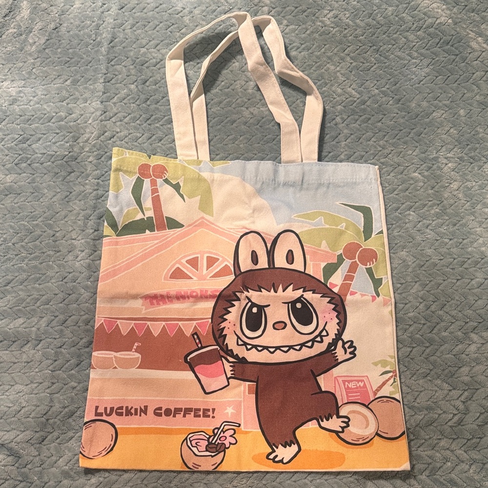 Labubu Cartoon Tote Bag